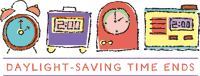 Daylight Savings Time Ends, 'Fall Back'